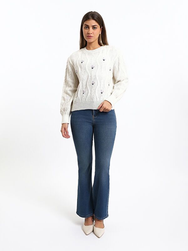 Moudda LC Waikiki - pantalon en jean tissé pour Femmes - Tunisie 1