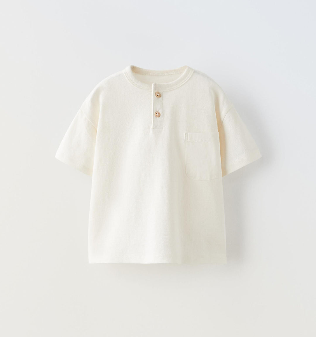 Moudda ZARA - T-shirt Enfant Col Tunisien Manches Courtes - Tunisie 1