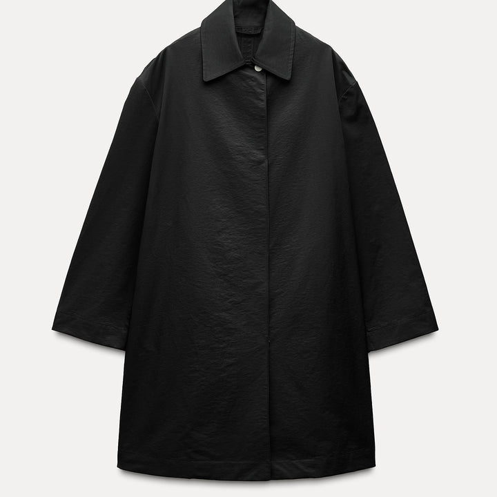 Moudda ZARA - Trench mi-long fermeture éclair nylon - Tunisie 1