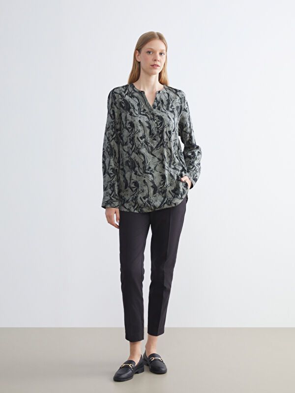 Moudda LC Waikiki - Pantalon tissé moyen Femme Noir - Tunisie 1