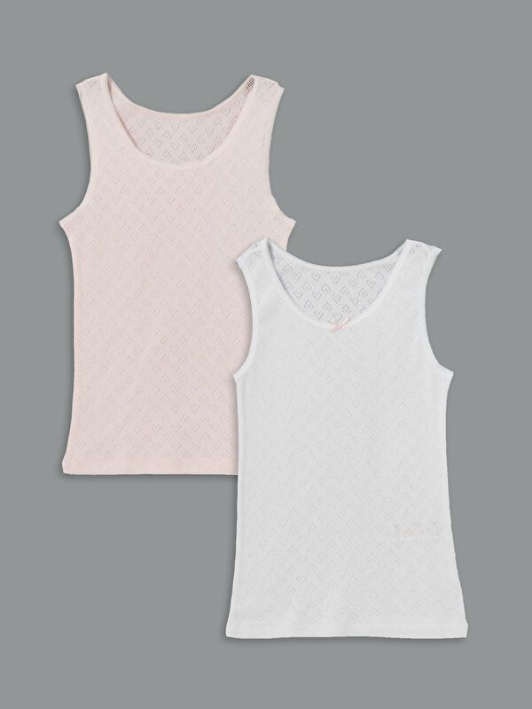 Moudda LC Waikiki - Débardeur en jersey Fille Buxe blanc - Tunisie 1