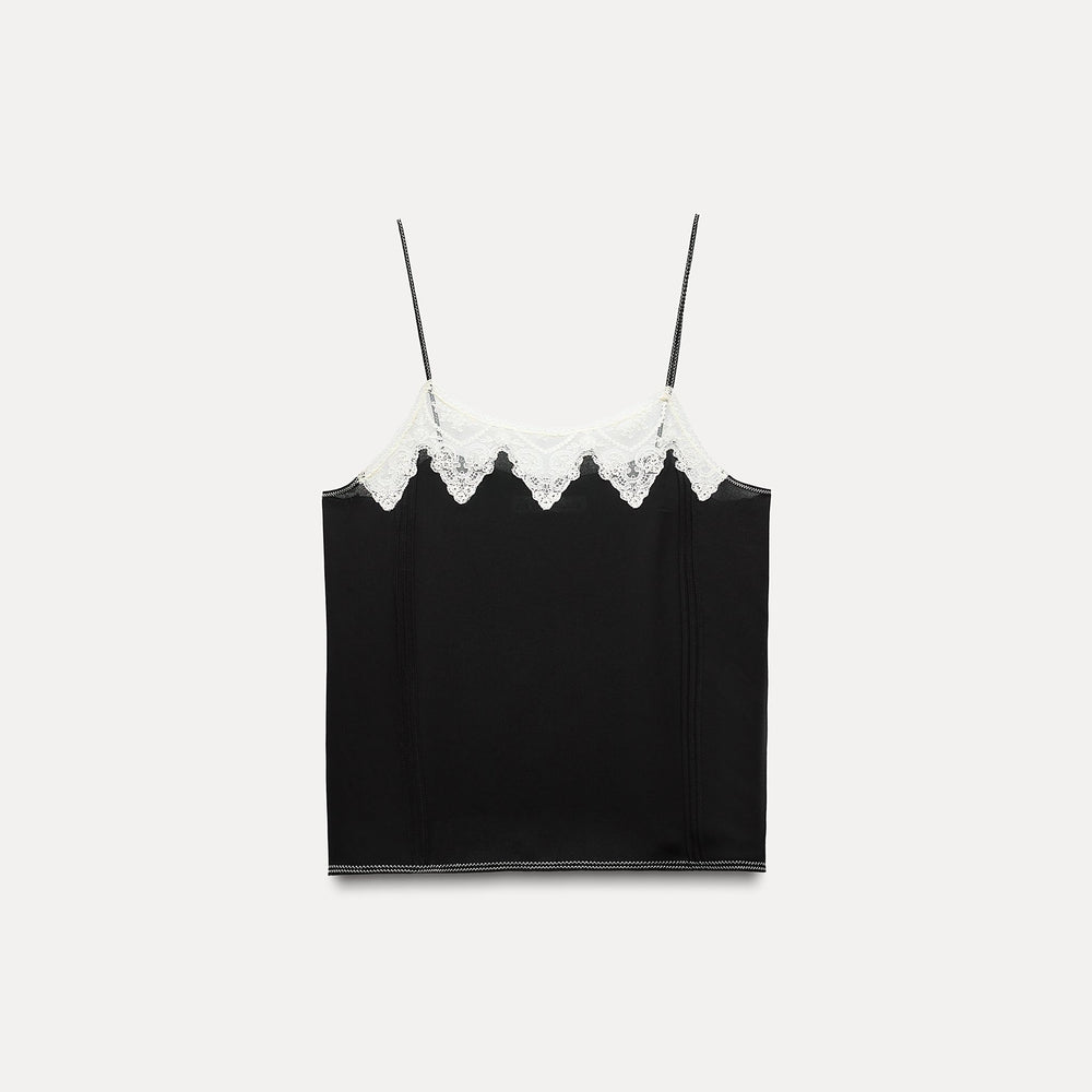 Moudda ZARA - Haut en lingerie avec dentelle - Tunisie 2