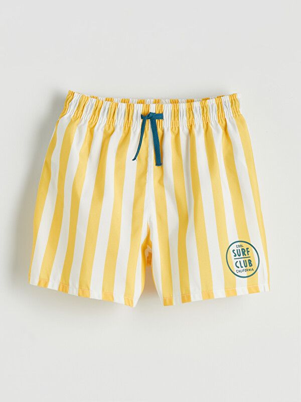 Moudda LC Waikiki - Maillot de bain pour Garçon couleur Jaune pastel imprimé - Tunisie 1