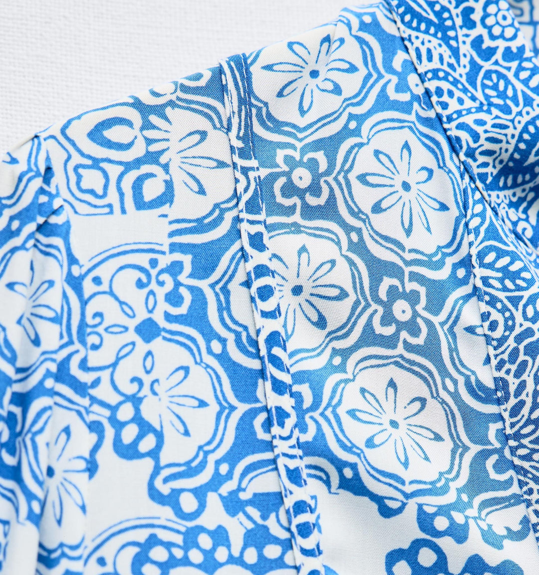 Moudda ZARA - Robe longue panneaux imprimés combinés - Tunisie 4