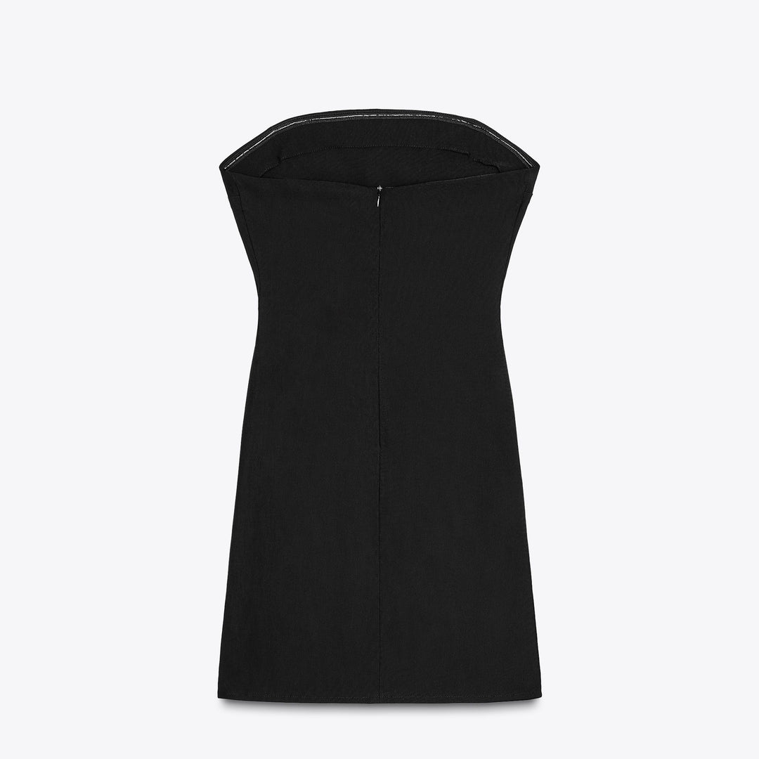 Moudda ZARA - Robe Mini Bengaline - Nœuds & Off-Shoulder - Tunisie 2