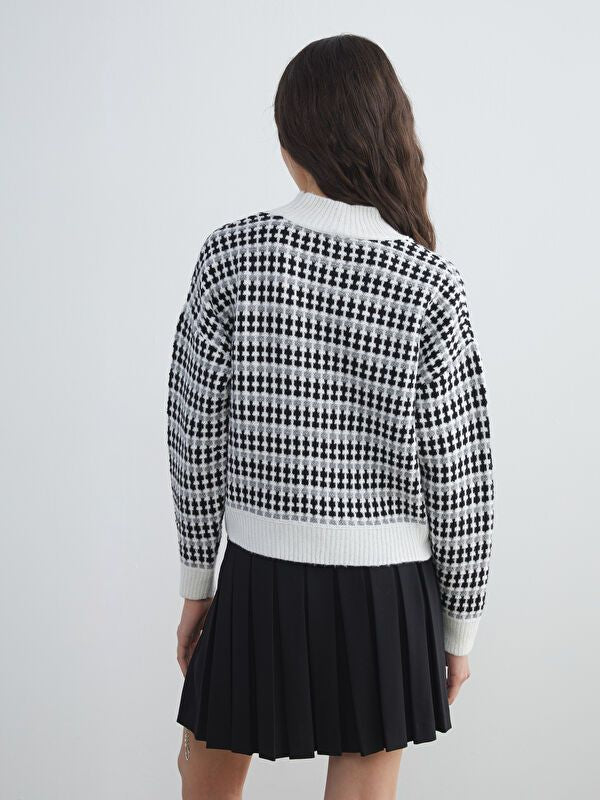 Moudda LC Waikiki - Pull en tricot Femme Noir - Tunisie 5