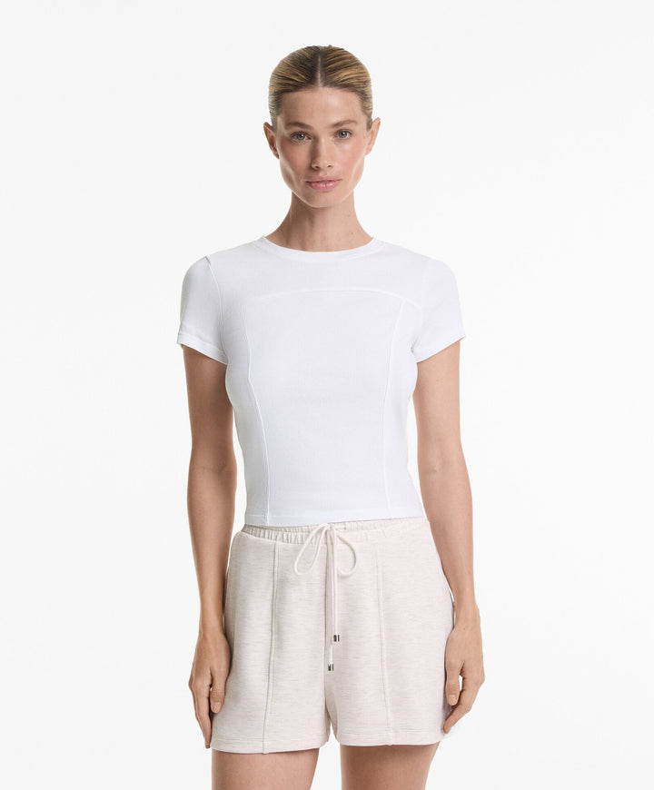 Moudda Oysho - T-Shirt Manches Courtes - Surpiqûre Overlock - Tunisie 1