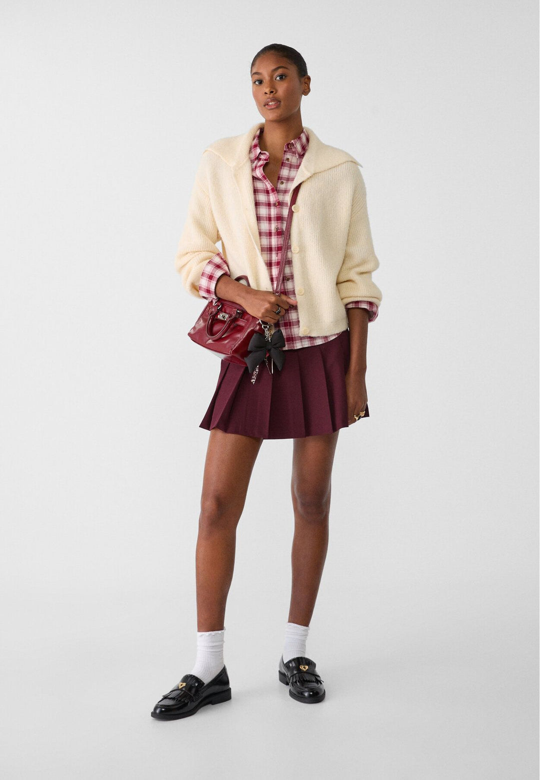 Moudda STRADIVARIUS - Cardigan en Maille avec Col Polo - Tunisie 3