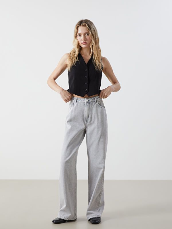 Moudda LC Waikiki - pantalon tissé en jean pour Femmes - Tunisie 1