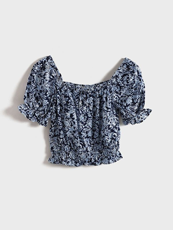 Moudda LC Waikiki - Chemisier (blouse) manches courtes en tissu pour Fille - Tunisie 1