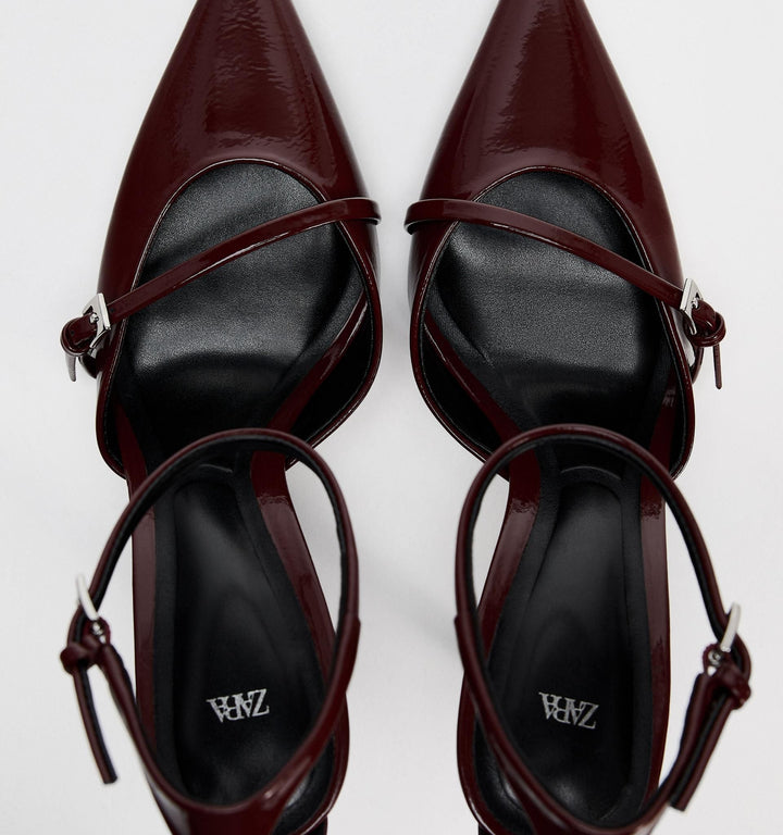 Moudda ZARA - Escarpins talon aiguille boucle bracelet - Tunisie 5