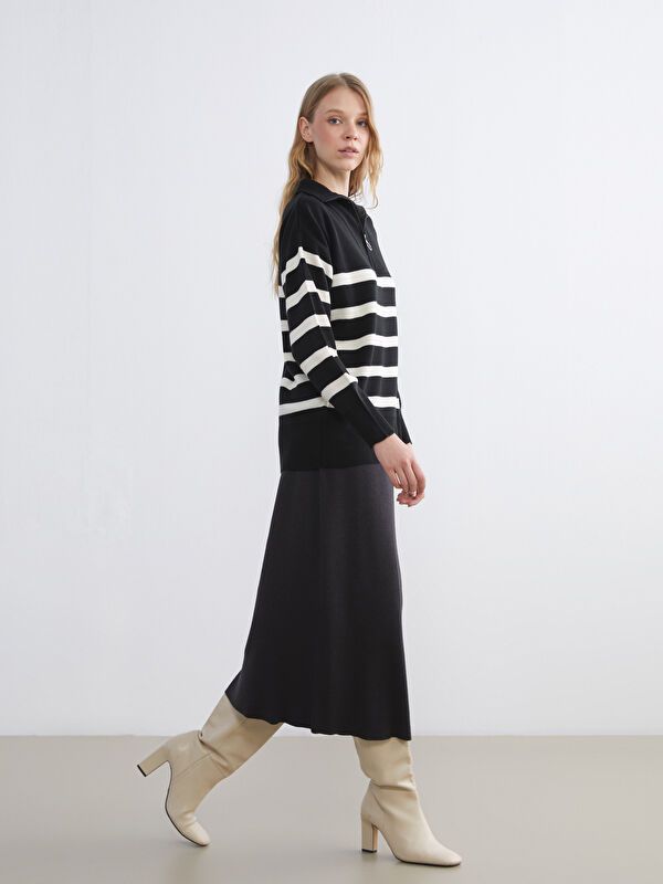 Moudda LC Waikiki - Pull-over épais en tricot cv pour Femmes - Tunisie 2