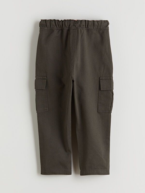 Moudda LC Waikiki - Pantalon tissé épais basique Garçon Vert pâle - Tunisie 3