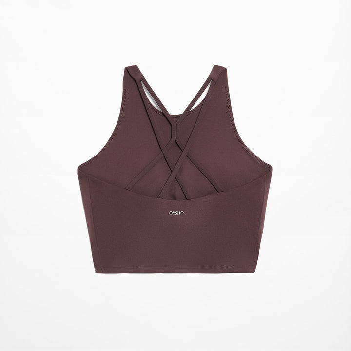 Moudda Oysho - Débardeur Halter Comfortlux Dos à Bretelles - Tunisie 3