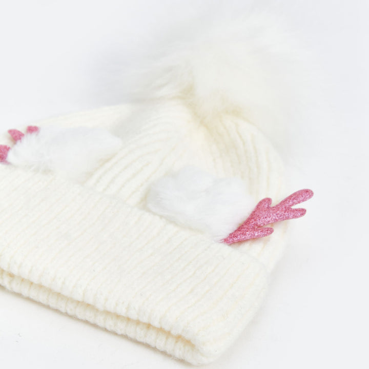 Moudda LC Waikiki - Béret tricot Fille Ecru - Tunisie 3