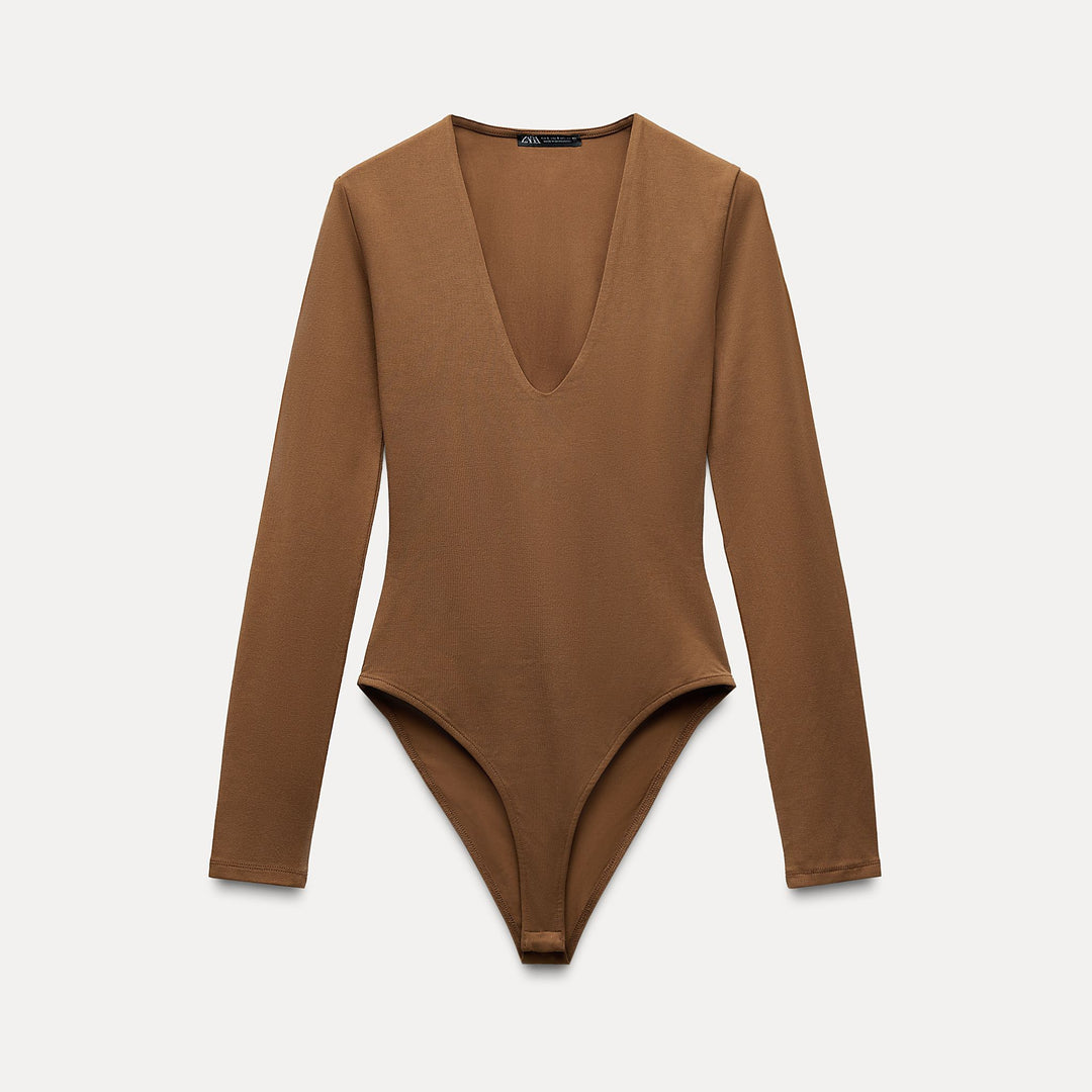 Moudda ZARA - Body Coton Manches Longues Col Rond - Tunisie 2