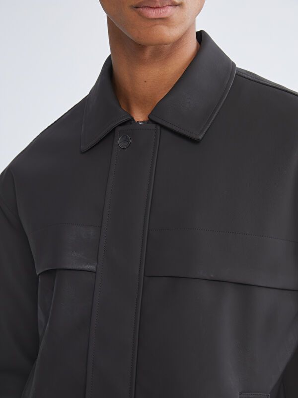 Moudda LC Waikiki - Manteau d'hiver en similicuir pour Homme - Tunisie 4