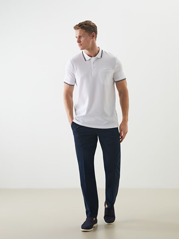 Moudda LC Waikiki - T-shirt en jersey manches courtes Homme Buxe blanc - Tunisie 2