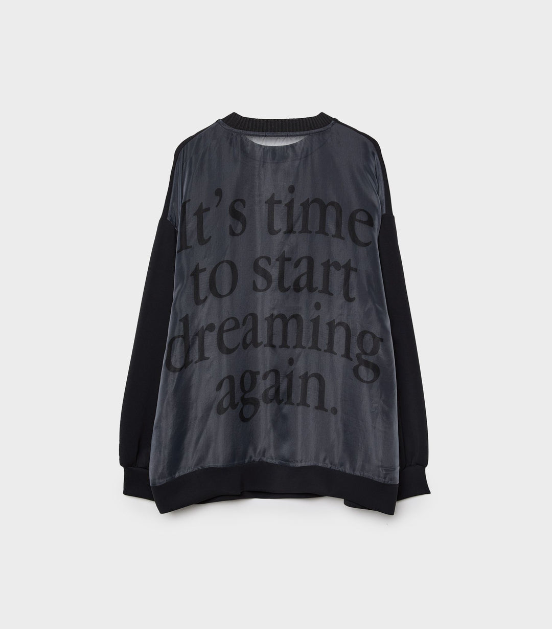 Moudda STRADIVARIUS - Sweat Bimatière Organza Texte dans le Dos - Tunisie 1