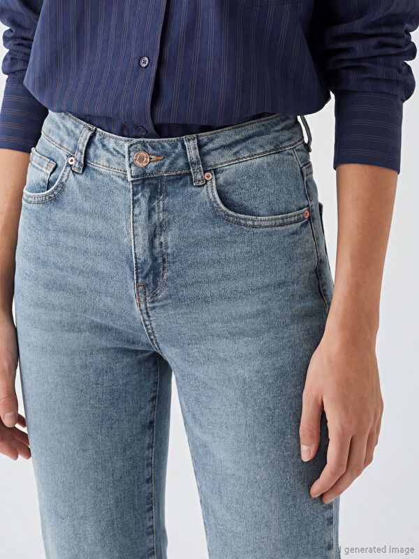 Moudda LC Waikiki - Jean basique en denim pour Femme - Tunisie 3