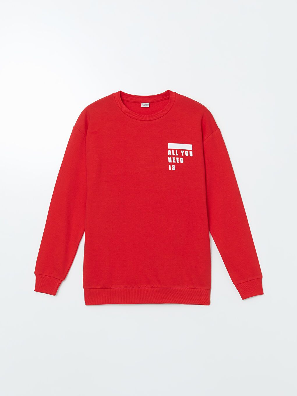 Moudda LC Waikiki - T-shirt en jersey manches longues Garçon Rouge vif - Tunisie 1