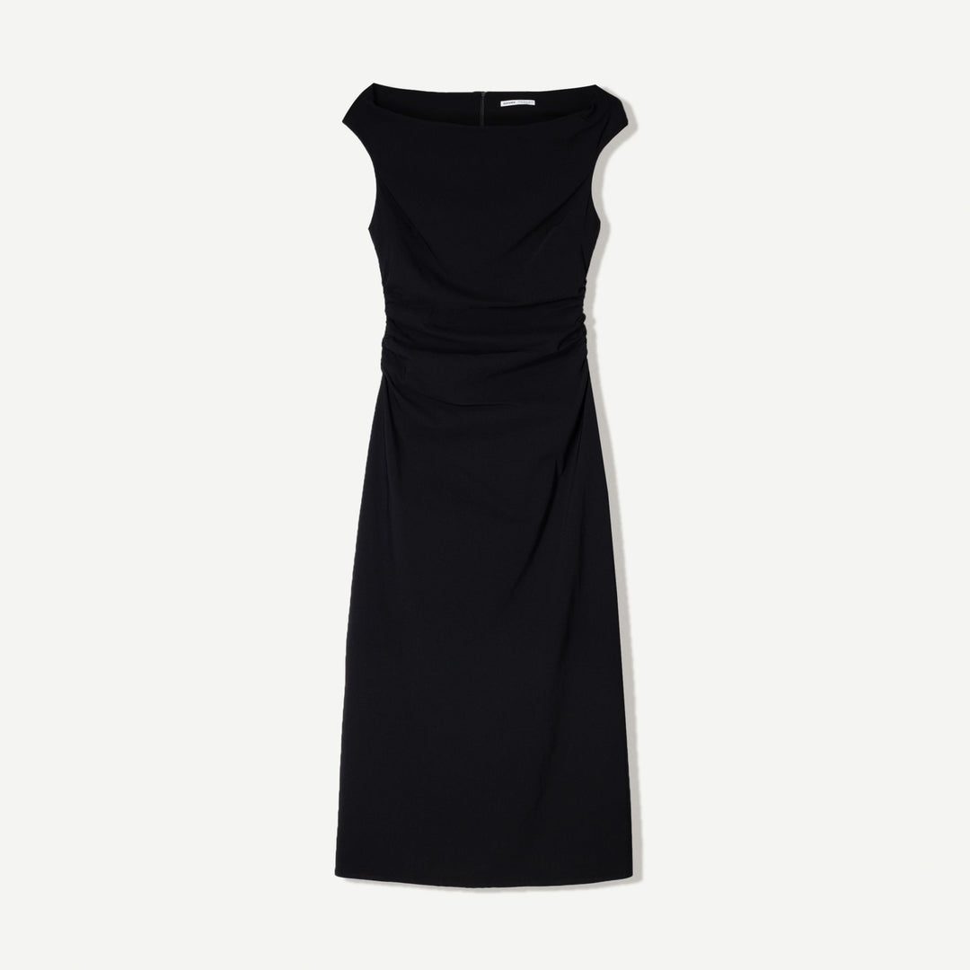 Moudda BERSHKA - Robe Midi Bengaline - Bardot (Noir) - Tunisie 1