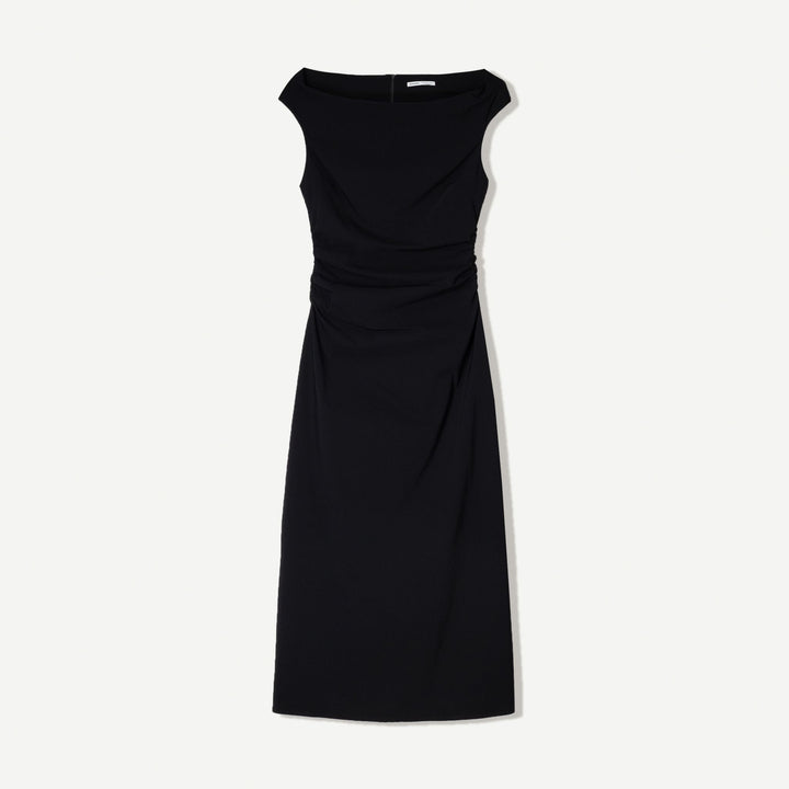 Moudda BERSHKA - Robe Midi Bengaline - Bardot (Noir) - Tunisie 1