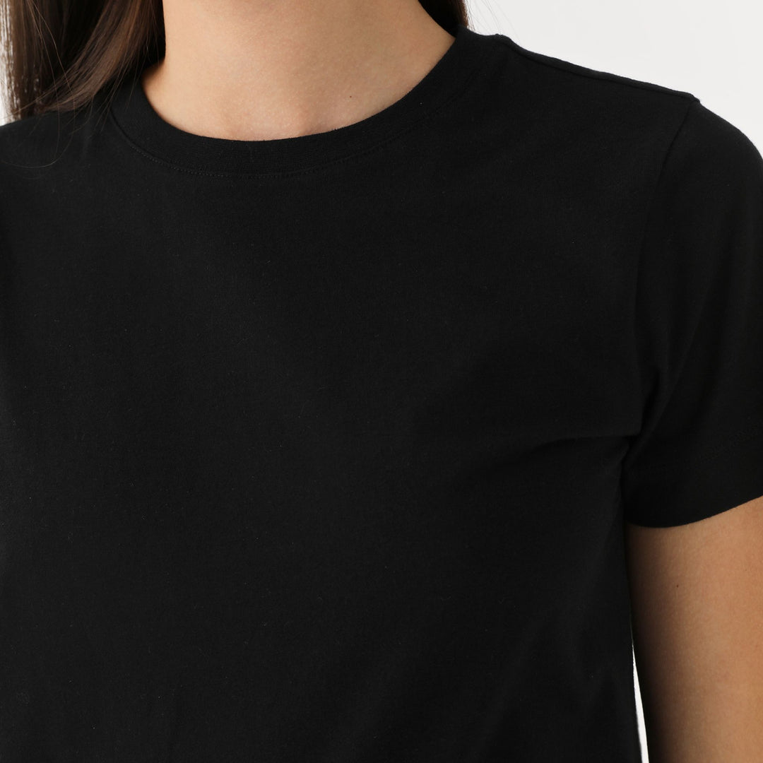 Moudda LC Waikiki - Body jersey manches courtes Femme Noir - Tunisie 4