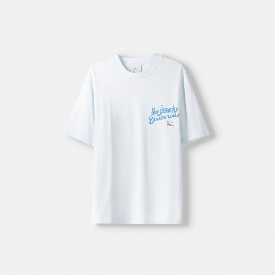 Moudda BERSHKA - T-shirt boxy imprimé aquarelle - Tunisie 1