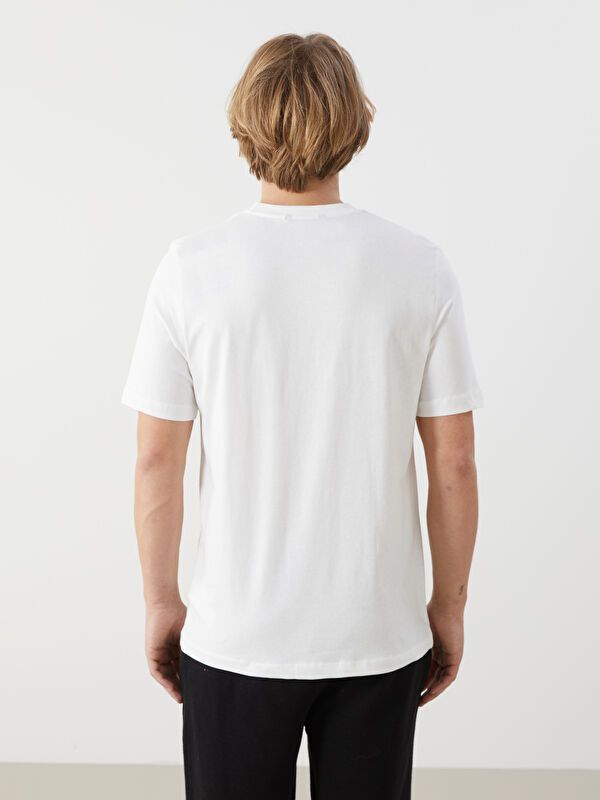 Moudda LC Waikiki - T-shirt en jersey imprimé à manches courtes pour Hommes - Tunisie 4