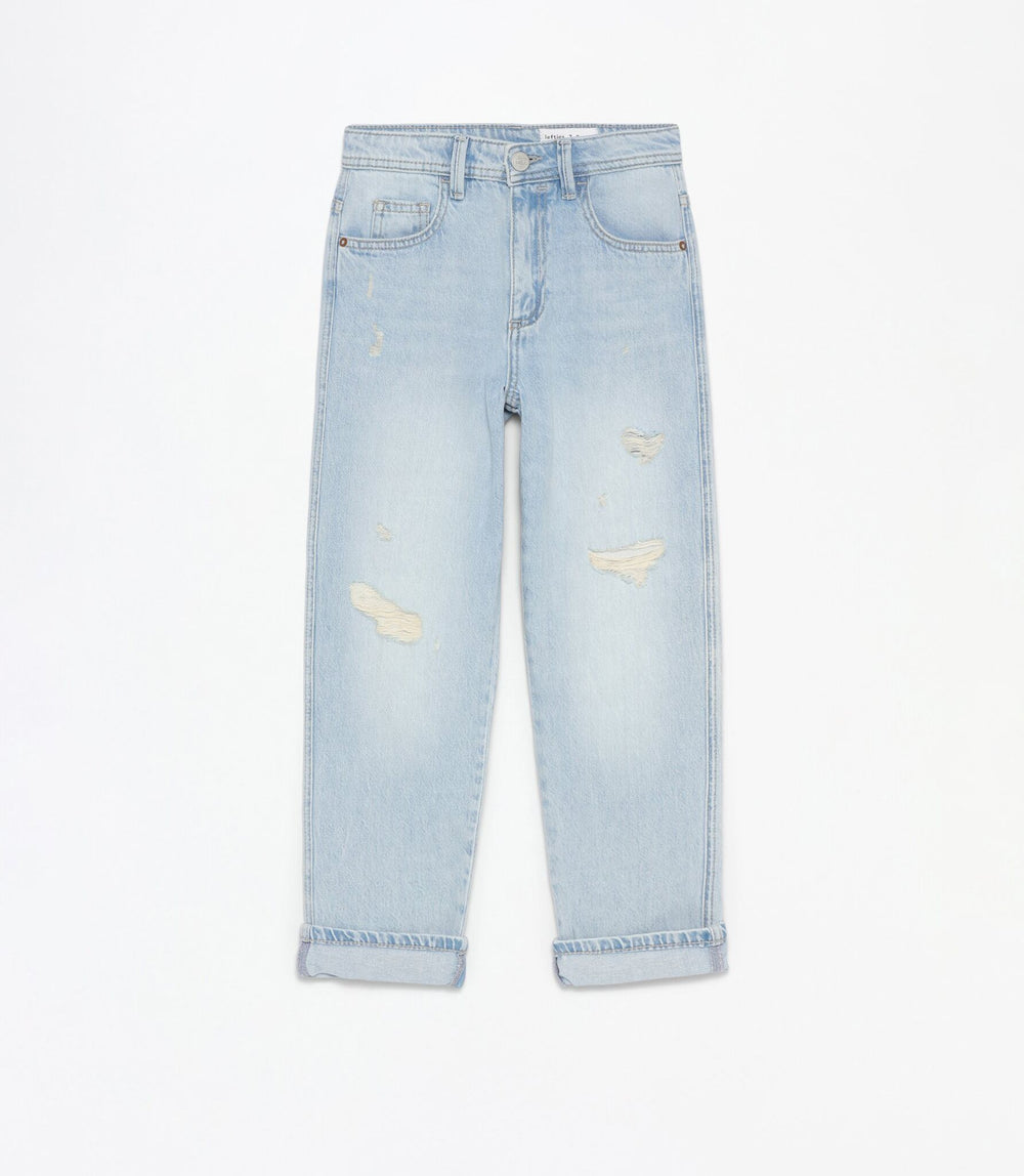 Moudda Lefties - Pantalon Denim Fantaisie Relax - Effet Déchiré Garçon - Tunisie 2