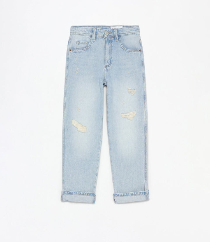 Moudda Lefties - Pantalon Denim Fantaisie Relax - Effet Déchiré Garçon - Tunisie 2