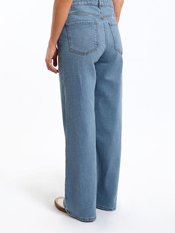 Moudda LC Waikiki - pantalon en jean tissé pour Femmes - Tunisie 5