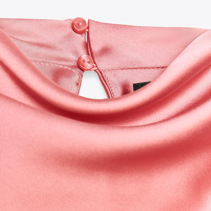 Moudda ZARA - Robe Midi Satin - Manches Courtes - Tunisie 3