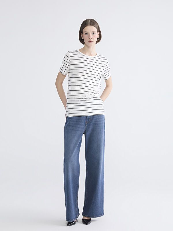 Moudda LC Waikiki - Body basique manches courtes en jersey pour Femme - Tunisie 2