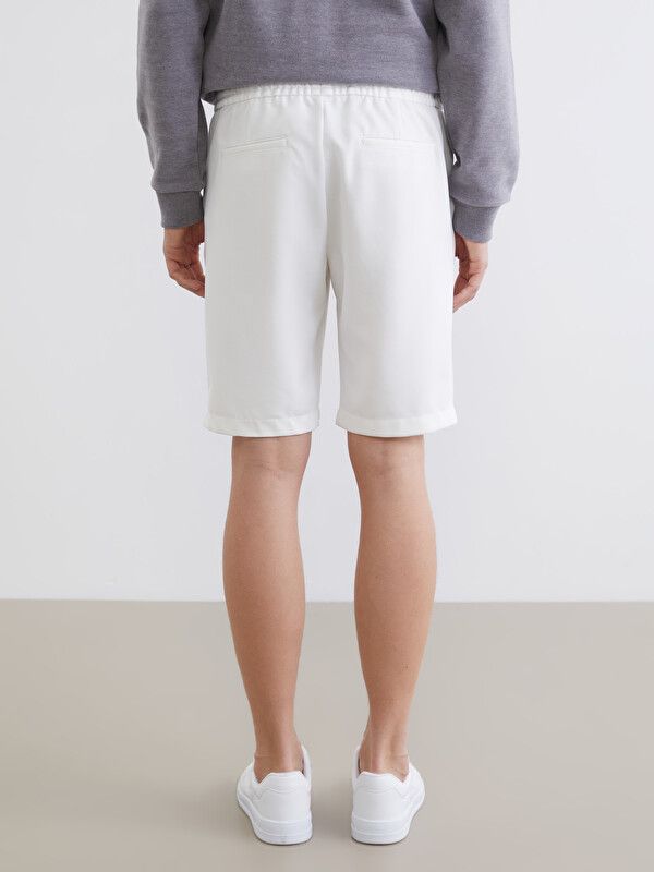 Moudda LC Waikiki - Bermuda en tissu pour Homme couleur Écru - Tunisie 4