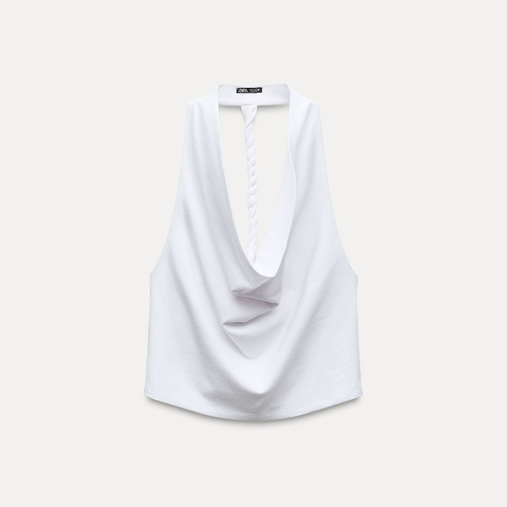 Moudda ZARA - T-shirt Dos Nu à Nœud - Tunisie 2