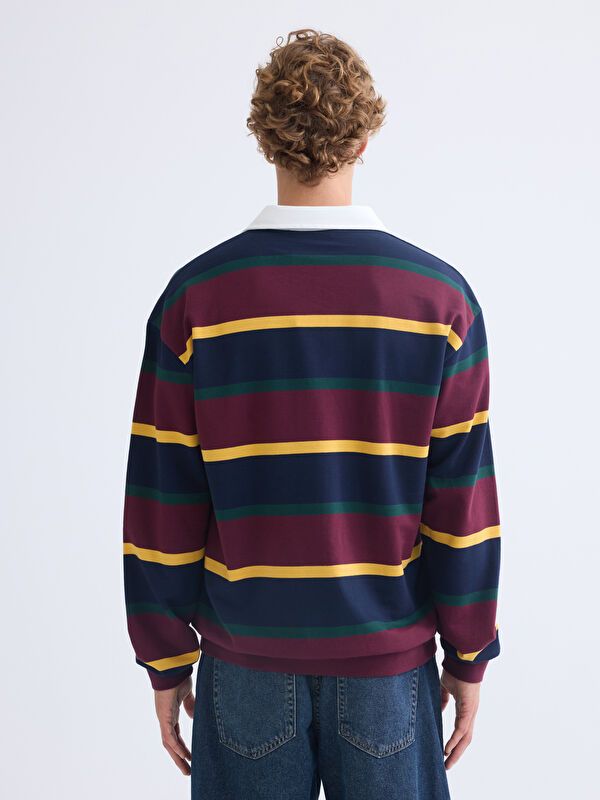 Moudda LC Waikiki - Sweatshirt en jersey Homme Bordeaux - Tunisie 4