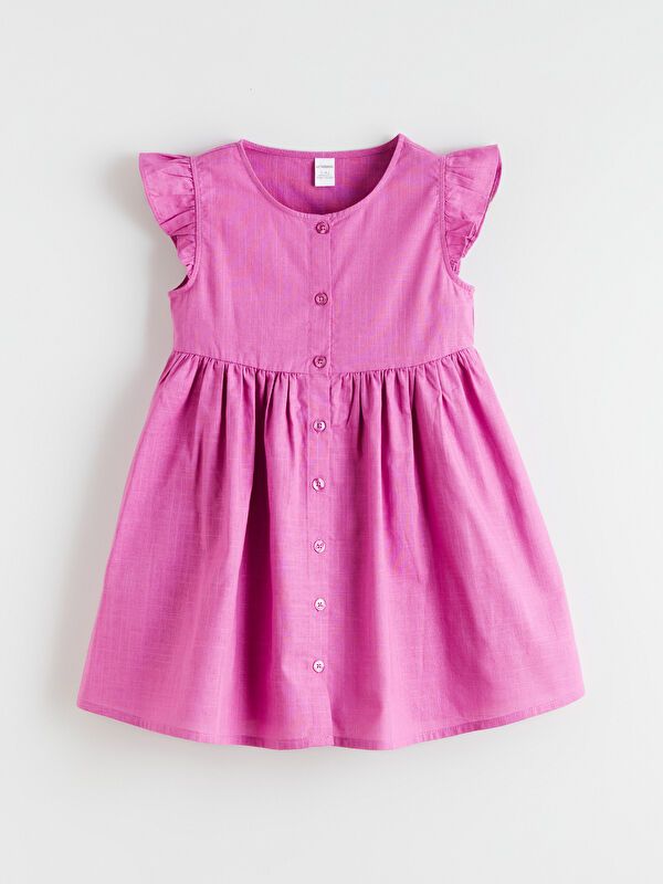 Moudda LC Waikiki - Robe manches courtes en tissu pour Fille - Tunisie 1