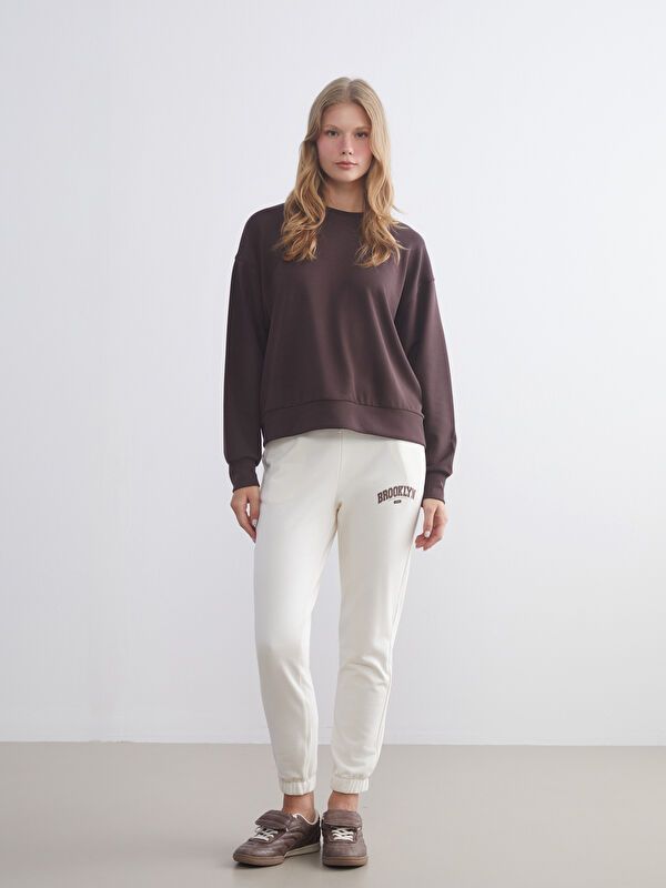 Moudda LC Waikiki - Sweatshirt en jersey Femme Brun - Tunisie 2