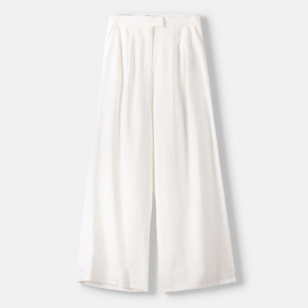 Moudda BERSHKA - Pantalon Large en Lin à Pinces - Tunisie 1