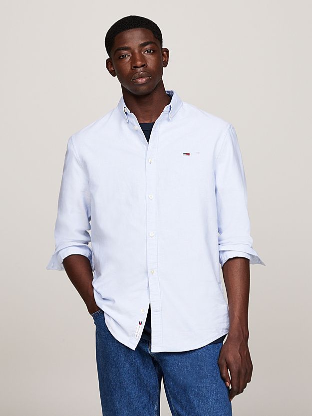 Moudda Tommy Hilfiger - Chemise Oxford Coupe Standard À Écusson  - Tunisie 2
