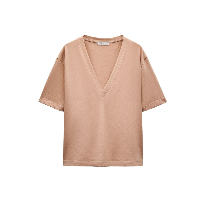 Moudda ZARA - T-shirt Coton Basique Manches Courtes - Tunisie 3