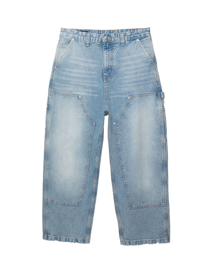 Moudda PULL & BEAR - Pantalon Denim Wide Leg - Double Genou - Tunisie 1