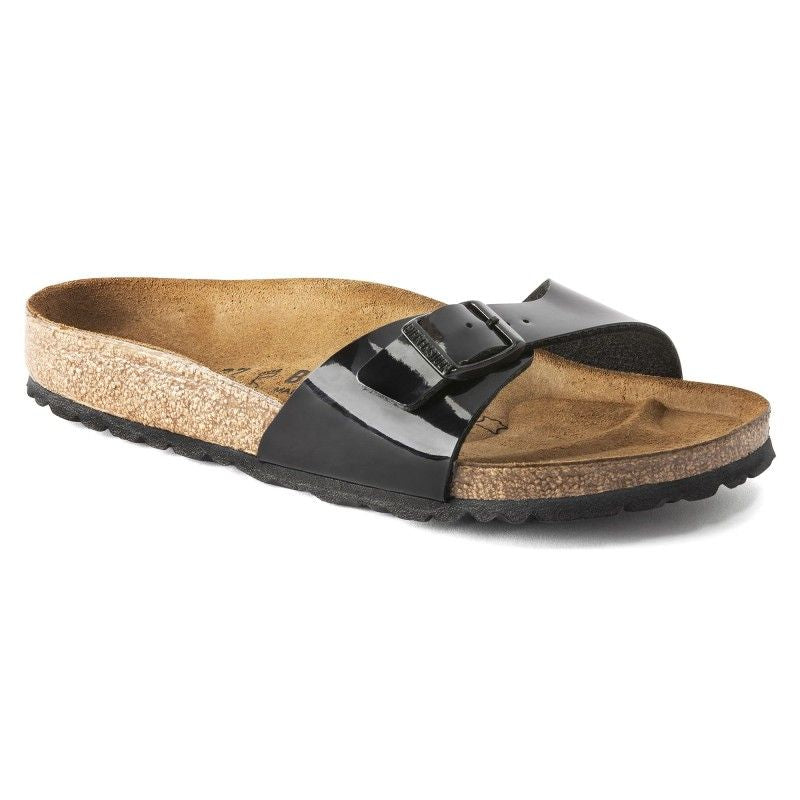 Moudda Birkenstock - Claquettes BIRKENSTOCK Madrid BF Patent Black ( Normal Fit ) - Tunisie 2