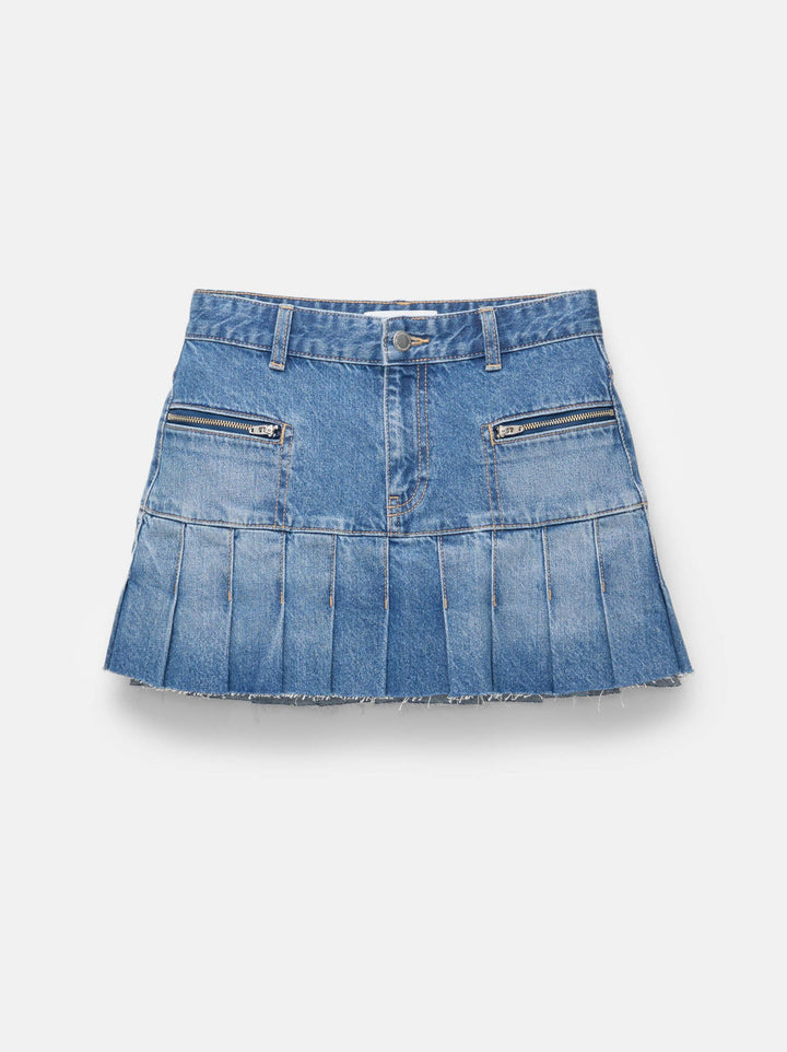 Moudda PULL & BEAR - Jupe Mini Denim - Plis - Tunisie 4