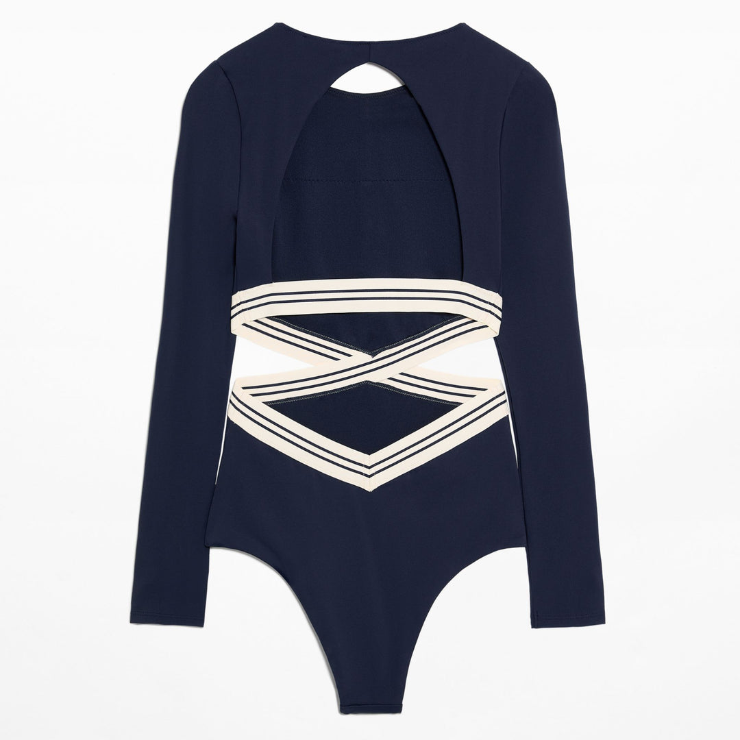 Moudda Oysho - Maillot de Bain Manches Longues Surf Rétro Élastiques - Tunisie 1