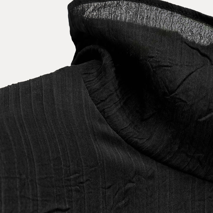 Moudda ZARA - Chemise col haut tissu froissé - Tunisie 3