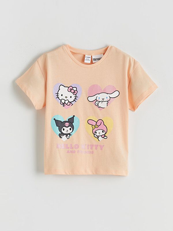 Moudda LC Waikiki - Body manches courtes en jersey - Sous licence pour Fille couleur Corail pâle - Tunisie 1