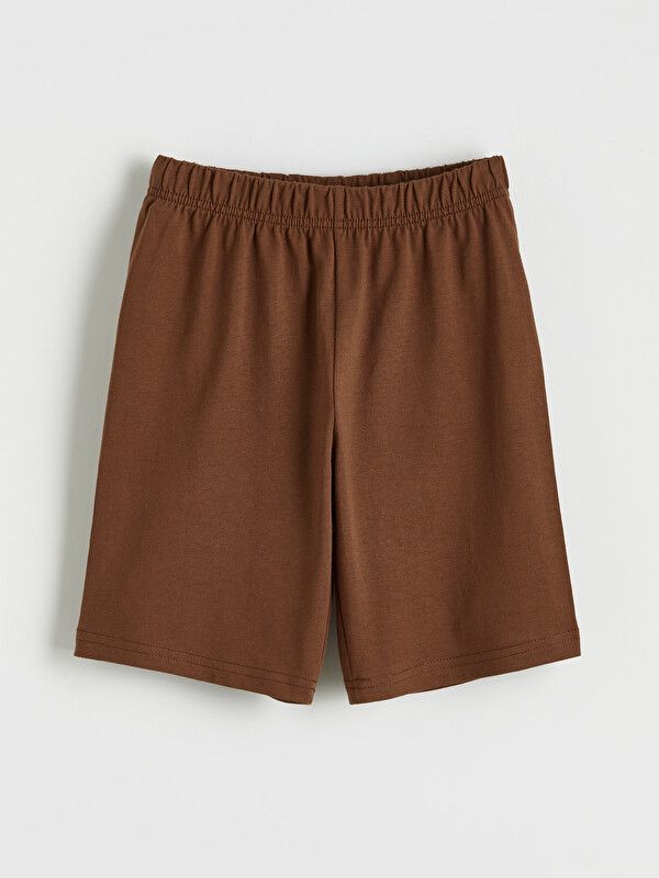 Moudda LC Waikiki - Short-Capri manches courtes pour Garçon couleur Écru imprimé - Tunisie 4